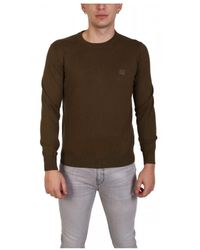 BOSS - Truien & Vesten ,Groen ,Katoen Kanovano Pullover - Lyst