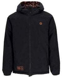 DOLLY NOIRE - Jassen ,Zwart ,Polyester Zwarte Monogram Omkeerbare Gewatteerde Jas - Lyst