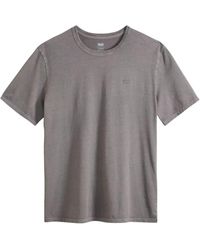 Levi's - Tops ,Grijs ,Katoen Icon Tee Garment - Lyst