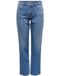 ONLY - Straight Trousers - Lyst