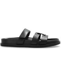 Tory Burch - Schoenen ,Zwart ,Leer Leren Slippers Ines - Lyst