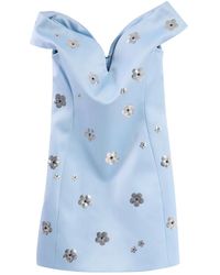 Marc Jacobs - Kleedjes ,Blauw ,Daisy Sequin Versierde Jurk - Lyst
