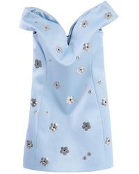 Marc Jacobs - Kleedjes ,Blauw ,Daisy Sequin Versierde Jurk - Lyst