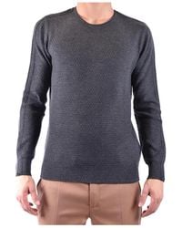 Paolo Pecora - Klassischer Wollstrick Mit Langen Ärmeln - Lyst