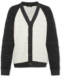 Balmain - Cardigan mit logo - Lyst