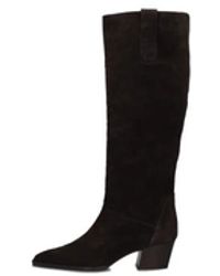 Zinda - Schoenen ,Bruin ,Suède Hoge Laarzen 3638 - Lyst