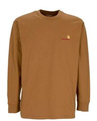 Carhartt - Script Long Sleeve Tee - Lyst