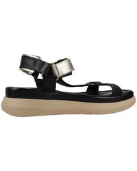 Mjus - Schoenen ,Zwart ,Plateau Sandalen - Lyst