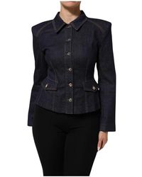 Dolce & Gabbana - Jassen ,Blauw ,Denim Denim Jacket - Lyst