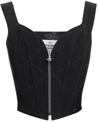 Vivienne Westwood - Top corsetto classico nero - Lyst