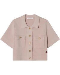 BUSNEL - Jassen ,Roze ,Katoen Valery Cropped Katoenen Jas - Lyst