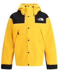 The North Face - Jassen ,Geel ,Waterdichte Bergjas Met Hoge Kraag - Lyst