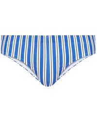 Tom Ford - Badmode ,Blauw ,Leer Zwemshorts - Lyst