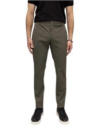 PT Torino - Broeken ,Groen ,Katoen Asepzz 0Kltvd 04 0445 Chinos - Lyst