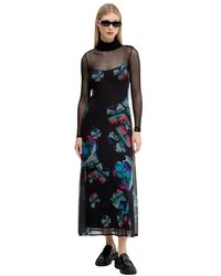 Desigual - Watercolor Lacroix Jurk - Lyst