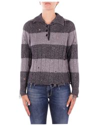 SOLOTRE - Round-Neck Knitwear - Lyst