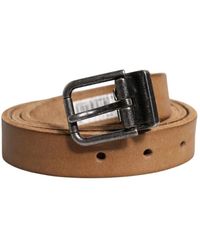 Dolce & Gabbana - Metallschnalle Ledergürtel Stilvoll - Lyst