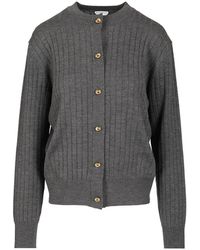 Bottega Veneta - Wool Rib Cardigan - Lyst