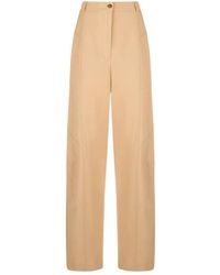 Alberta Ferretti - Wide Trousers - Lyst