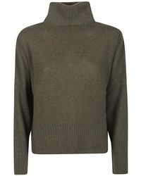 Aragona - Lange Mouw Turtle Neck Trui - Lyst