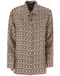 Max Mara - Overhemden ,Veelkleurig ,Times Reversible Shirt - Lyst