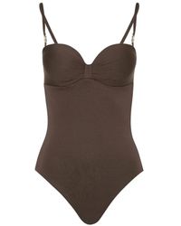 Max Mara - Badmode ,Bruin ,Chantal One-Piece Badpak - Lyst