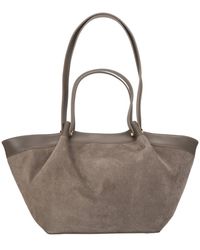 ESTRO - Velour Shopper Bag - Lyst
