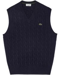 Lacoste - Sleeveless Knitwear - Lyst