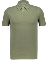 Majestic Filatures - Tops ,Groen ,Katoen Groene Katoenen Poloshirt - Lyst