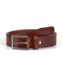 Howard London - Brauner Ledergürtel Matthew - Lyst