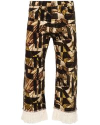Pierre Louis Mascia - Cropped Trousers - Lyst