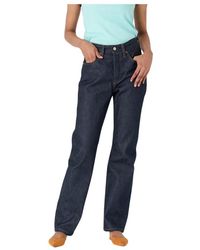 Levi's - Jeans ,Blauw ,Katoen 501 Original Selvedge Jeans - Lyst
