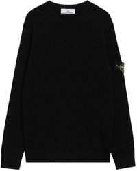 Stone Island - Wool Sweater - Lyst