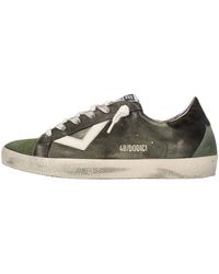 4b12 - Schoenen ,Groen ,Leer Suprime Sneakers - Lyst