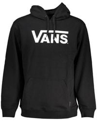 Vans - Hoodies & Sweatvesten ,Zwart ,Katoen Zwarte Hoodie Met Logoprint - Lyst