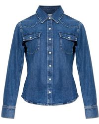 FRAME - Overhemden ,Blauw ,Denim Denim Shirts - Lyst