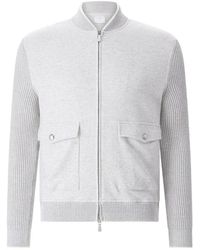 Eleventy - Zip-Front Pointelle Vest - Lyst