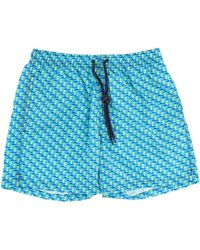 Drumohr - Zwemshorts Met Visprint - Lyst