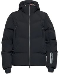 Moncler - Jassen ,Zwart ,Leer Angren Down Jacket - Lyst
