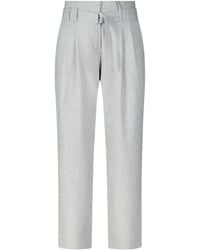 RAFFAELLO ROSSI - Hoch taillierte hose mit gürtel - Lyst