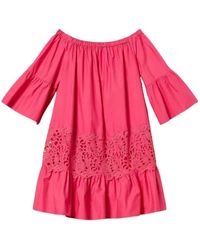 Twinset - Kleedjes ,Roze ,Kaftano - Lyst