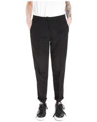 Minimum - Broeken ,Zwart ,Polyester Chino Broeken - Lyst