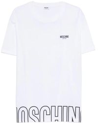Moschino - Tops ,Wit Underwear T-Shirts En Polo's - Lyst