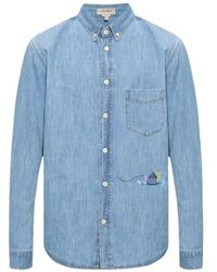 Nick Fouquet - Besticktes jeanshemd - Lyst