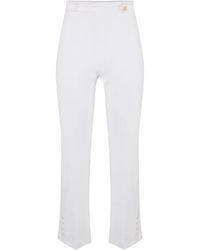 Elisabetta Franchi - Cropped Trousers - Lyst