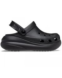 Crocs™ - Schoenen ,Zwart ,Zwarte Plateauklomp Met Comfort Technologie - Lyst