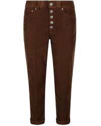 Dondup - Cropped Trousers - Lyst