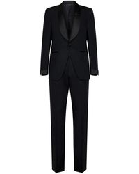 Tom Ford - Kostuums ,Blauw ,Wol Blauw Smokingpak Voor - Lyst