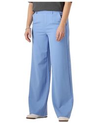 Object - Broeken ,Blauw ,Wijde Blauwe Broek - Lyst