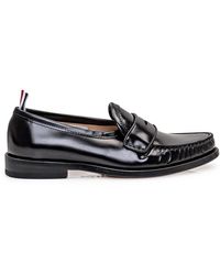 Thom Browne - Schoenen ,Zwart ,Klassieke Loafers Voor Tijdloze Stijl - Lyst